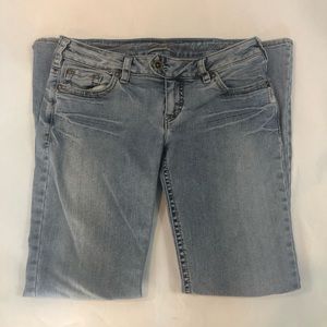 Silver Light Wash Tuesday 22” Bootcut Jeans